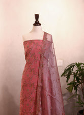 Moin Block Embroidered Raw Silk 3 Piece Unstitched Suit MBLK25ERS MD-1425